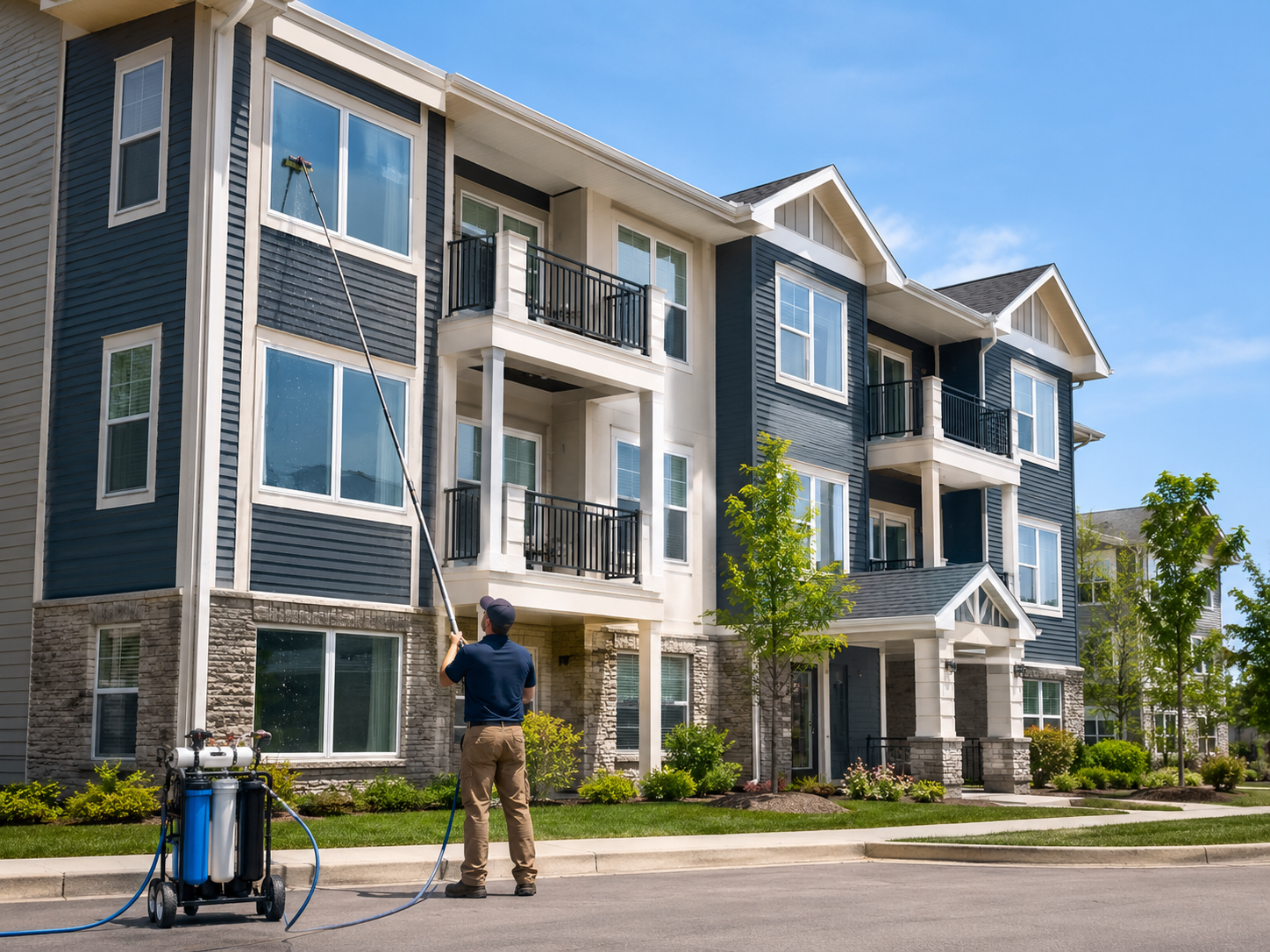 Services lavage vitres copropriétés Québec